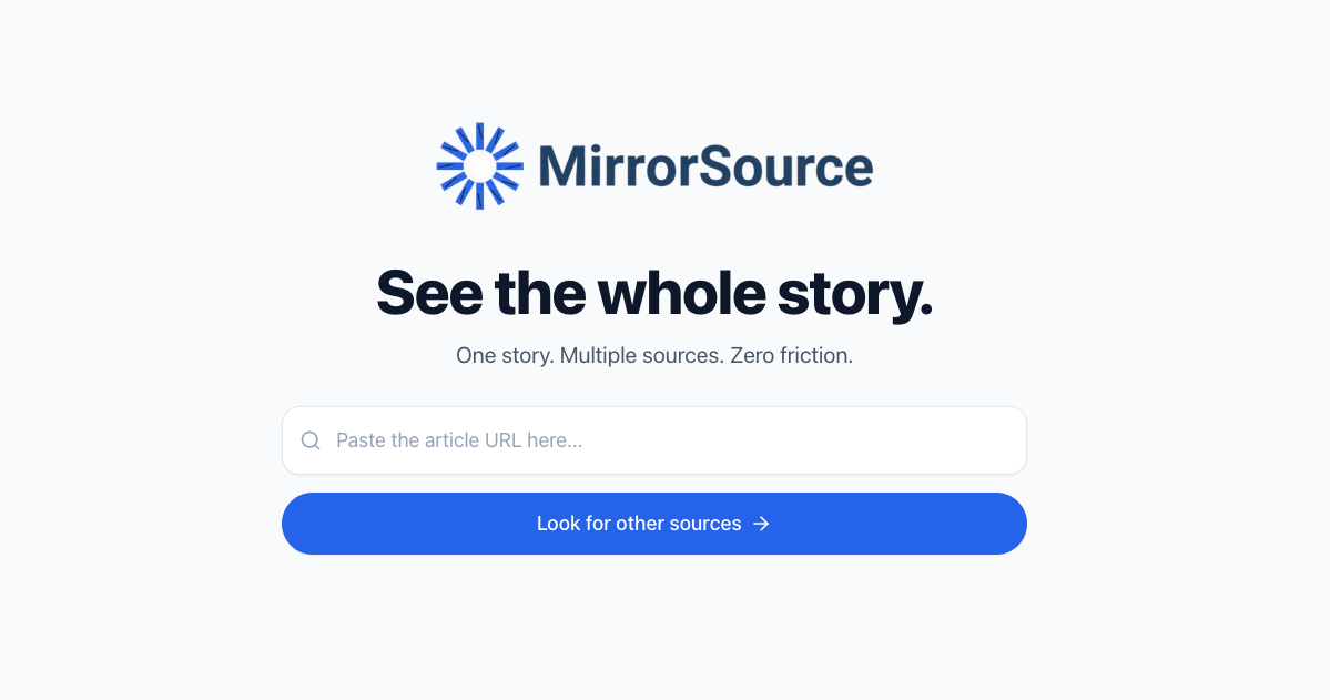 Method Mirror Source MirrorSource | See the Whole Story